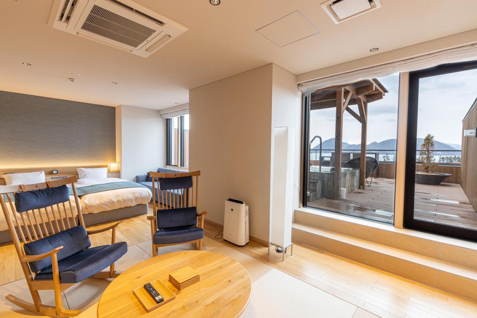 Lake Toya Tsuruga Resort Hikarinouta Toyako Exterior foto